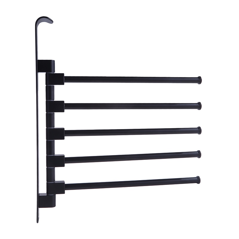 Giá Treo Khăn Tắm Bằng Nhôm Nhiều Thanh Treo Tiết Kiệm Không Gian