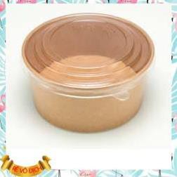 50 bát giấy kraft 1050ml nắp PET trong suốt Chất lượng Số 1 | BigBuy360 - bigbuy360.vn