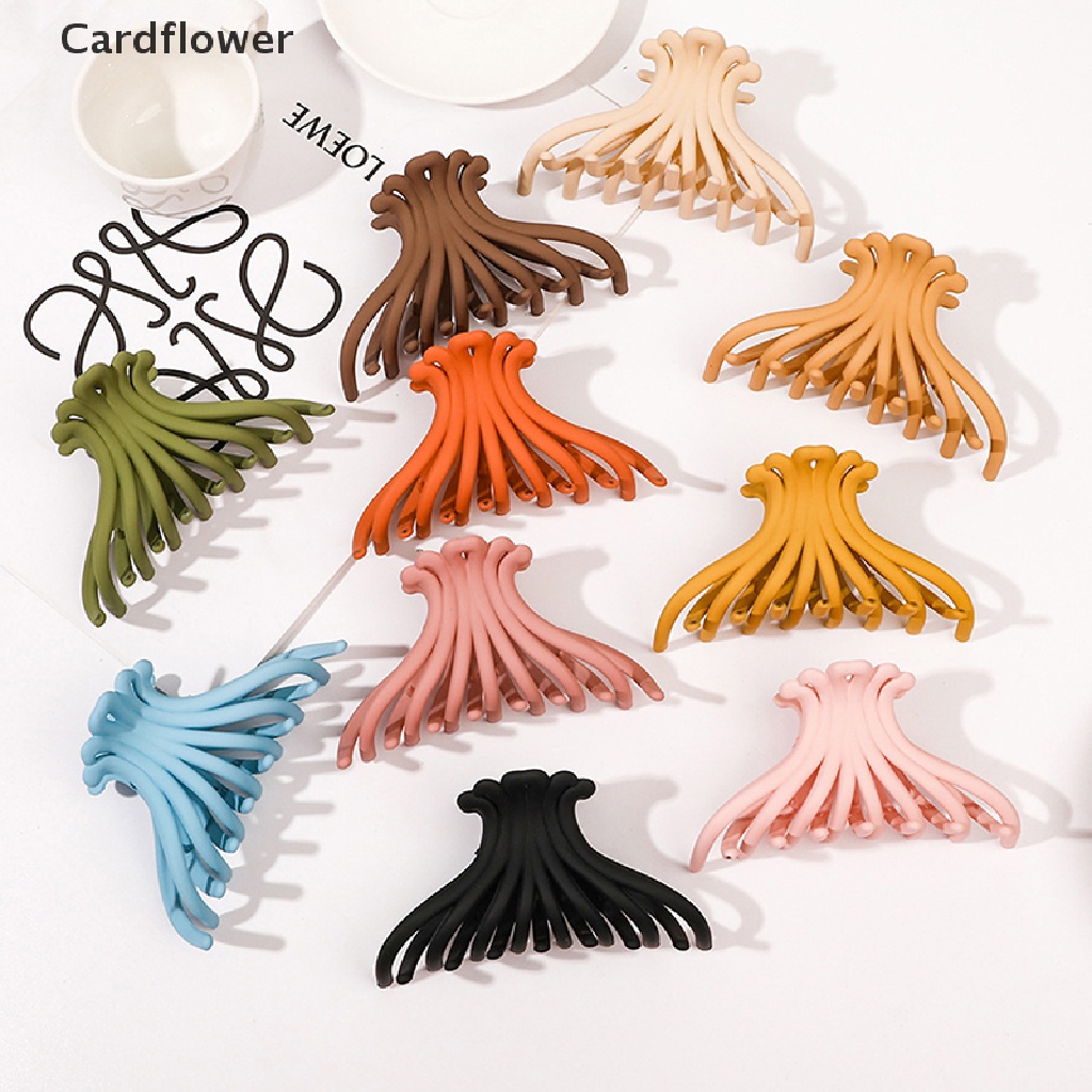 &lt; Cardflower &gt; Kẹp Tóc Càng Cua / Cá Mập Nhám Lớn Cho Nữ Đang Giảm Giá