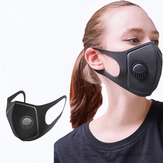 Hình thật Khẩu trang Pitta Mask có van thở thông thoáng lọc khuẩn bụi bẩn tái sử dụng lâu dai