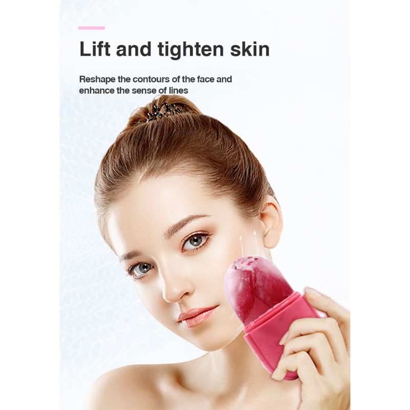 Khay Silicone Làm Đá Mát Xa Làm Săn Chắc Da Mặt YOUYO