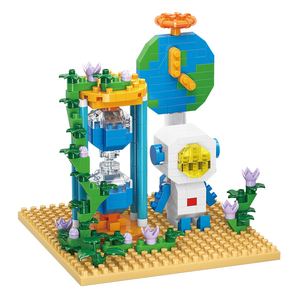 Khối Xây Dựng Hình Phi Hành Gia Nhỏ Dùng Làm Quà Tặng Cho Bé