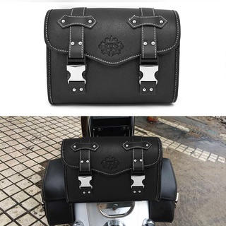1 Bộ Đa Năng Retro Xe Máy Saddlebag Xe Tay Ga PU Nĩa Dụng Cụ Bảo Quản Túi Dành Cho Xe Honda Rebel 250 500 1100 CMX300 W400 W650 W800