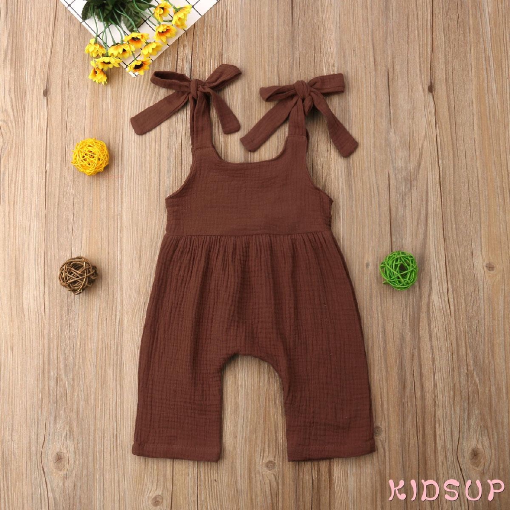 Bộ áo liền quần cotton dễ thương cho trẻ sơ sinh