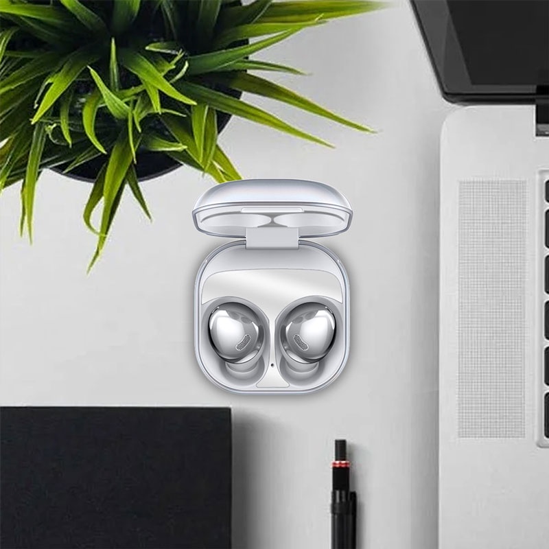 Miếng Dán Kim Loại Chống Bụi Bảo Vệ Cho Hộp Sạc Tai Nghe Galaxy Buds Pro