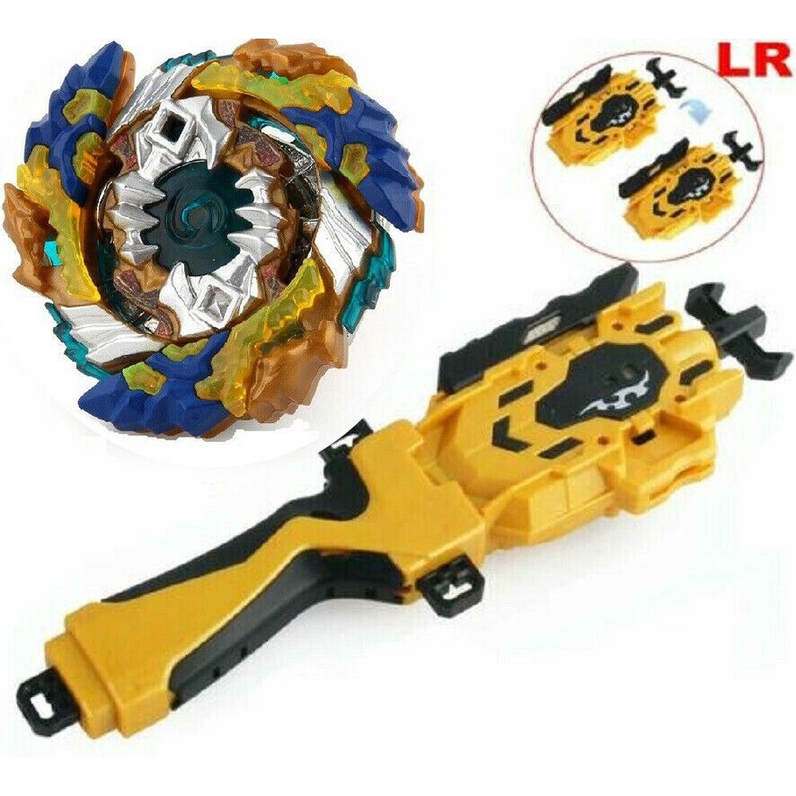 Set đồ chơi con quay Beyblade Burst B-122 Starter Geist Fafnir B122 có bộ phóng tay cầm cho trẻ em