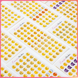 [Hàng mới về] Bộ 12 miếng dán hình biểu tượng cảm xúc emoji vui nhộn