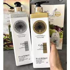 Collagen Vinge✅FREESHIP✅Collagen Vinge dung tích 1000ML✅Cặp dầu gội xả Collagen Vinge - Donna.cosmetics