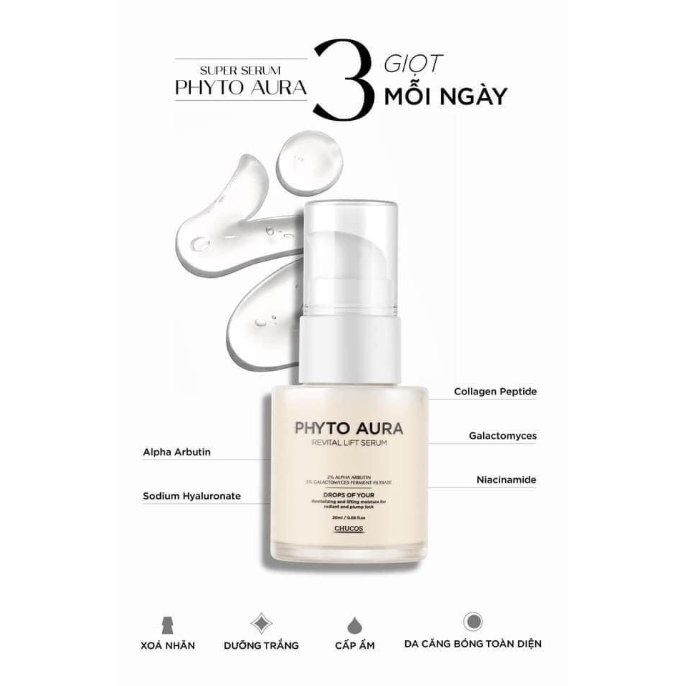 Serum CHUCOS Phyto aura revitalizing lifting anti-aging 20ml