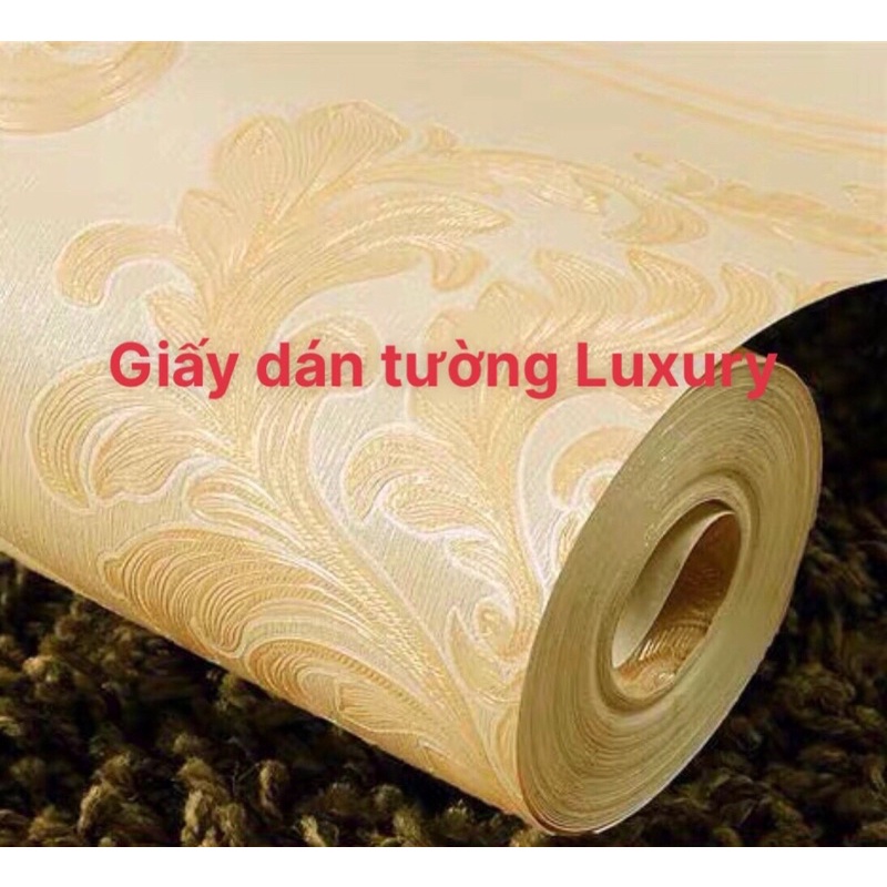 hoa văn châu âu cuộn 10Mx53Cm tân trang phòng ngủ phòng khách cực sang trọng