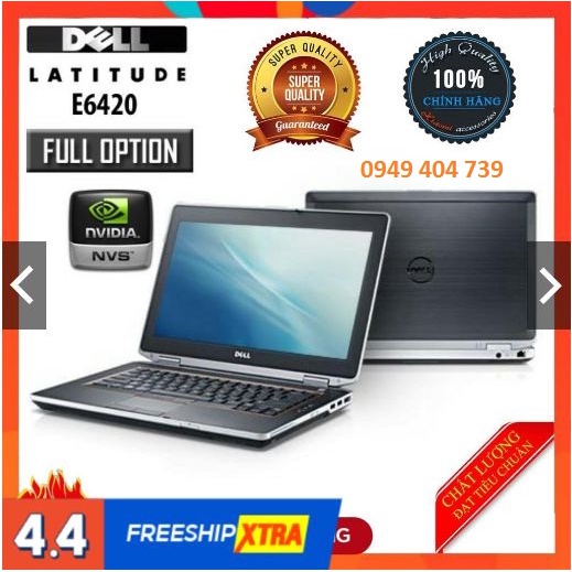 Laptop Dell latitude E6420 Core i5 2520M Ram 4G ổ cứng HDD 320G cực khỏe chơi game,VP,giải trí