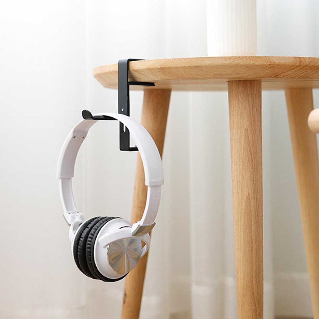 Giá Treo Tai Nghe Bằng Kim Loại Chống Trượt Dễ Điều Chỉnh Tiết Kiệm Không Gian