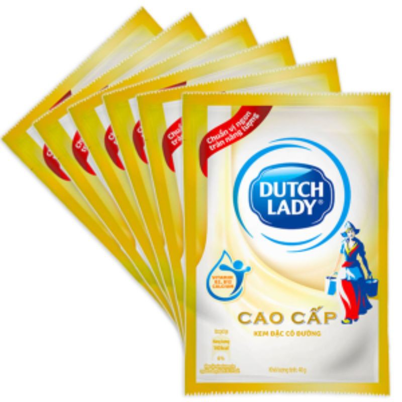 Sữa đặc nhập khẩu Indonesia Dutch Lady gói 40g