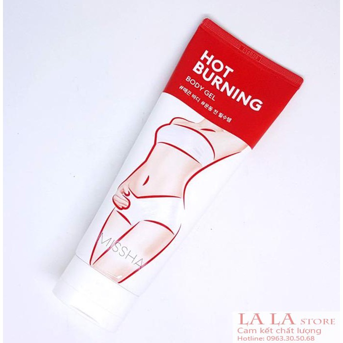 Gel Tan Mỡ Tạo Dáng Thon Gọn Missha Hot Burning Gel 200ml