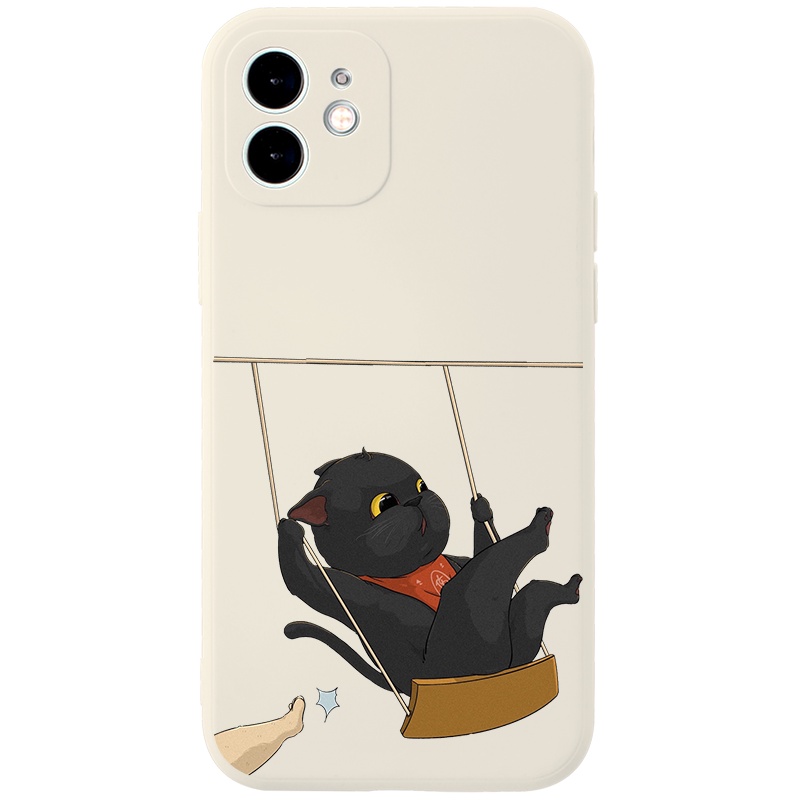 Ốp lưng GUMAN mềm ngộ nghĩnh cặp đôi dễ thương đẹp cho iPhone 14 13 12 11 Pro Max SE 2020 X XR XS 8 7 ip 6S 6 Plus kute XYB587