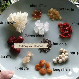 Chè dưỡng nhan - 1 set mix 10 -12 vị