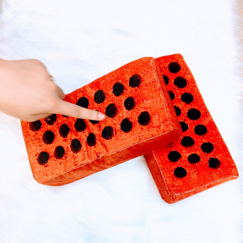 Gấu Bông Cục Gạch 3D  - mẫu ngẫu nhiên