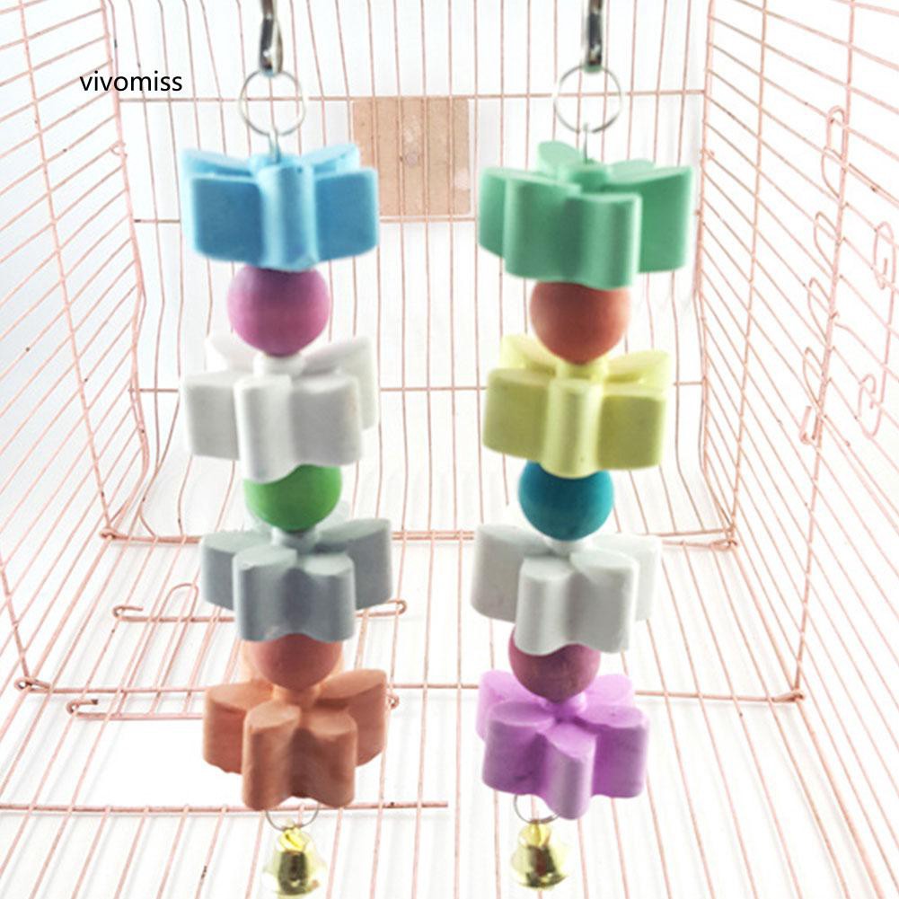 Dây leo trèo mài mỏ hình bông hoa cho chim nuôi