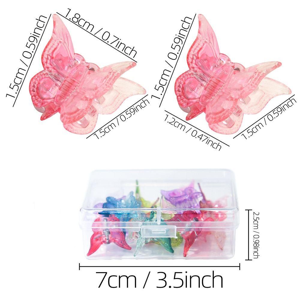 Bộ 12 Kẹp Tóc Họa Tiết Bươm Bướm Thời Trang Dành Cho Nữ