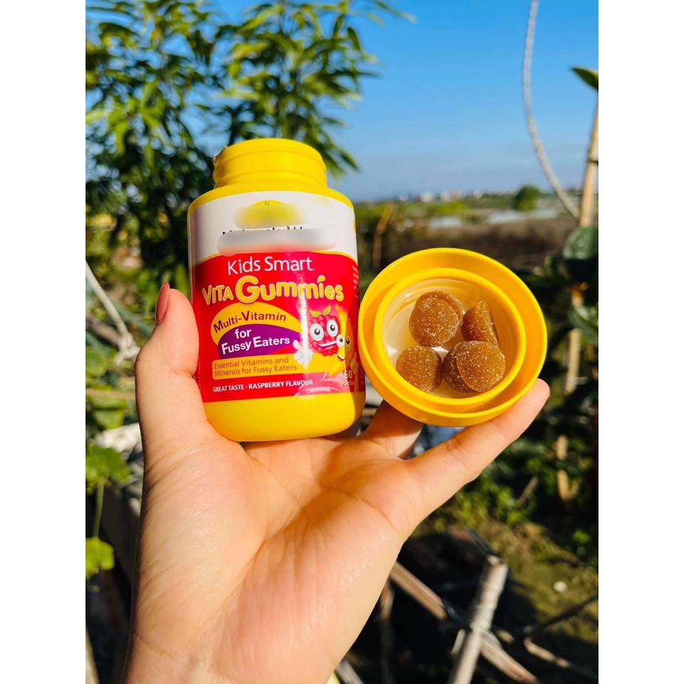 TPBS Kids Smart Vita Gummies Multi Vitamin for Fussy Eaters (gôm biếng ăn) 60 viên