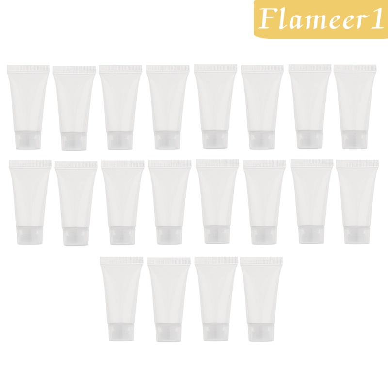 Set 100 Tuýp Nhựa Rỗng Mini 5ml Đựng Mỹ Phẩm Tiện Dụng