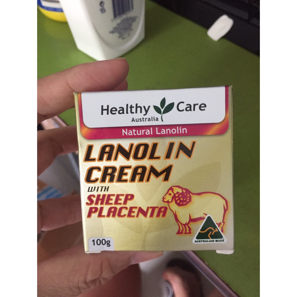 Kem nhau thai cừu Healthy Care Lanolin with Sheep Placenta 100g