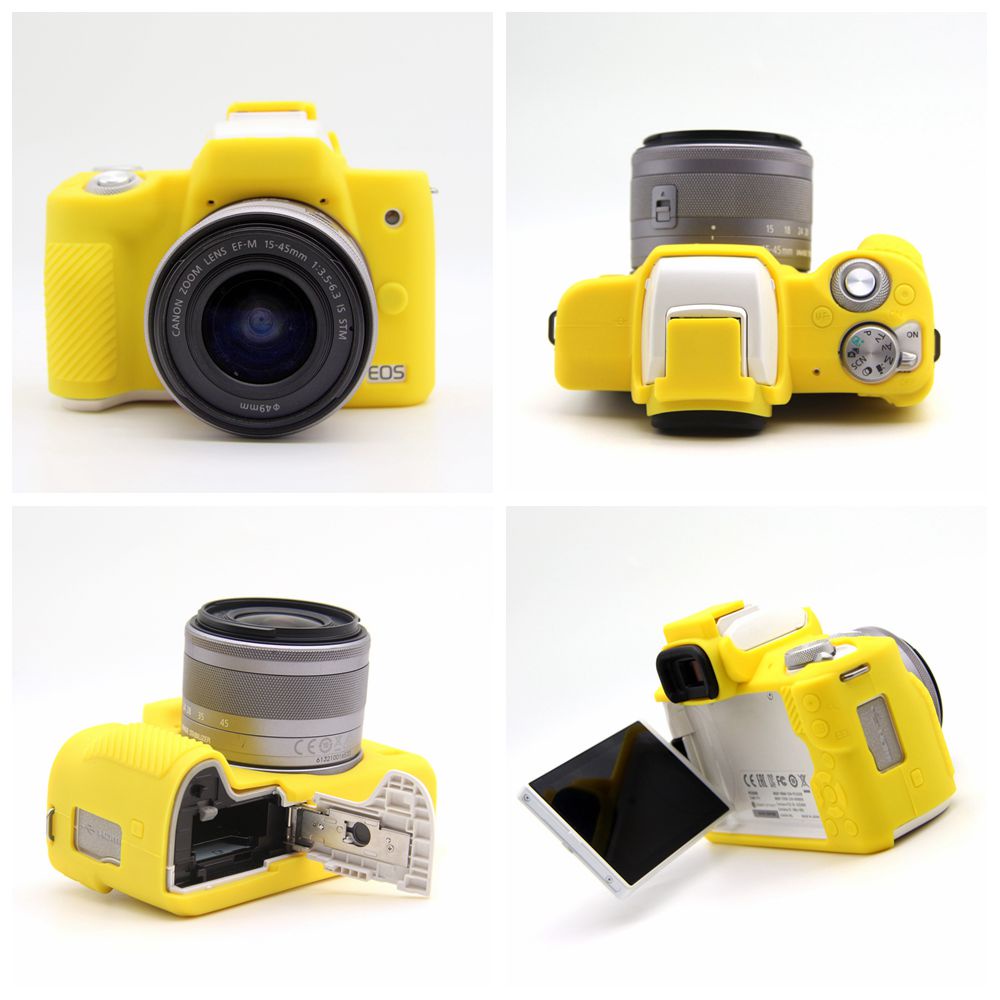 Vỏ silicone cho máy ảnh Canon M50 Mark II M50II