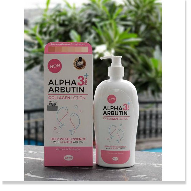 [Mã chiết khấu giảm giá mỹ phẩm sỉ chính hãng] Lotion dưỡng trắng Alpha Arbutin Collagen 3Plus – bí quyết của hotgirl Th