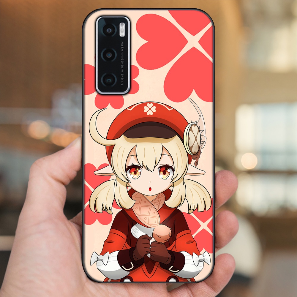 Ốp lưng Vivo V20 SE viền đen in hình Klee Genshin Impact