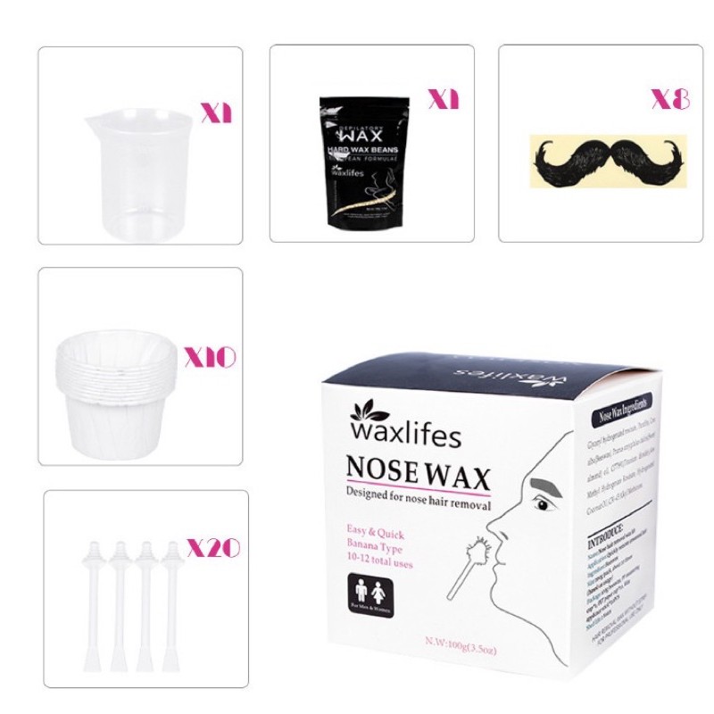 Bộ wax lông mũi WaxLife Nose wax kit siêu an toàn