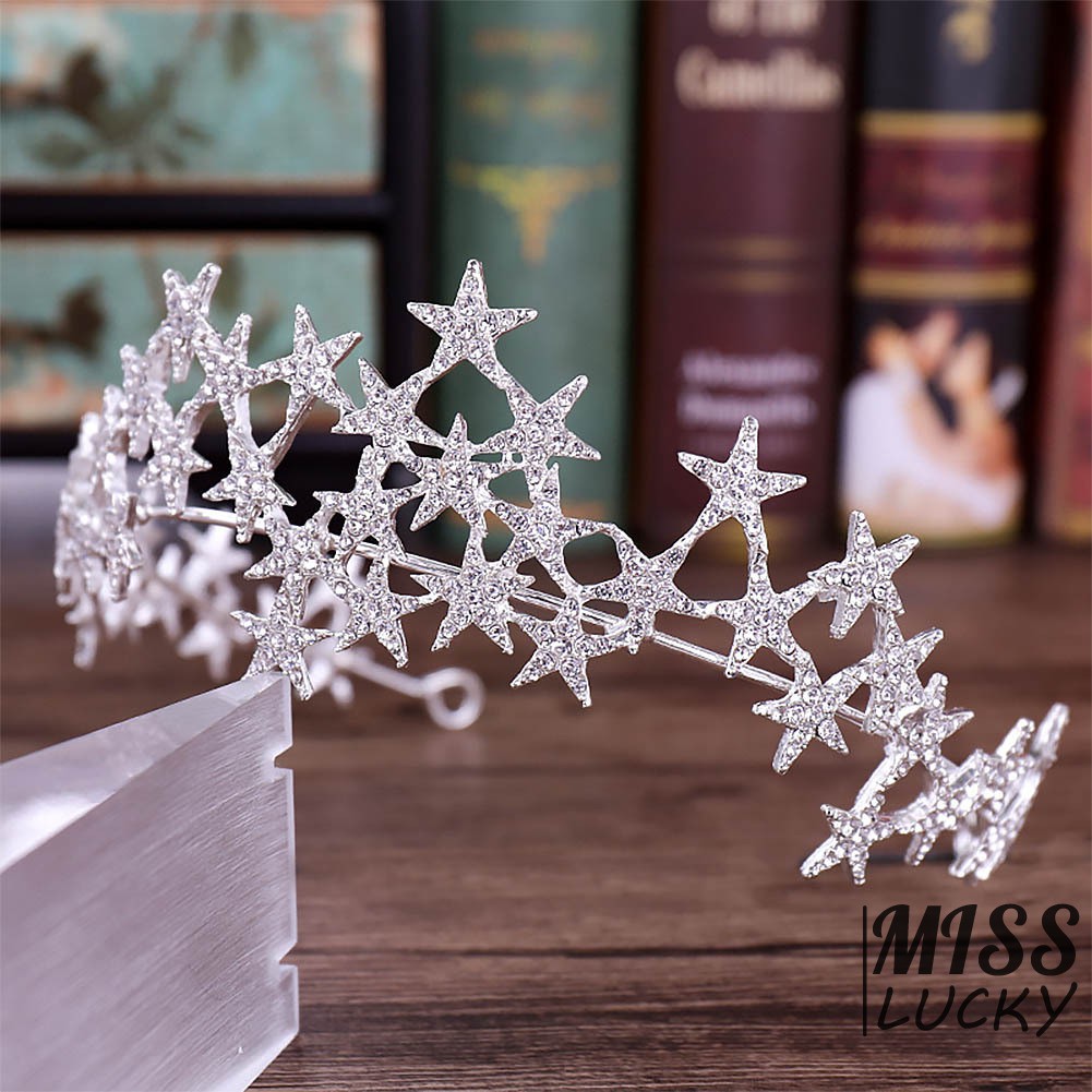 Vương miện cài tóc thiết kế thanh lịch cho cô dâu