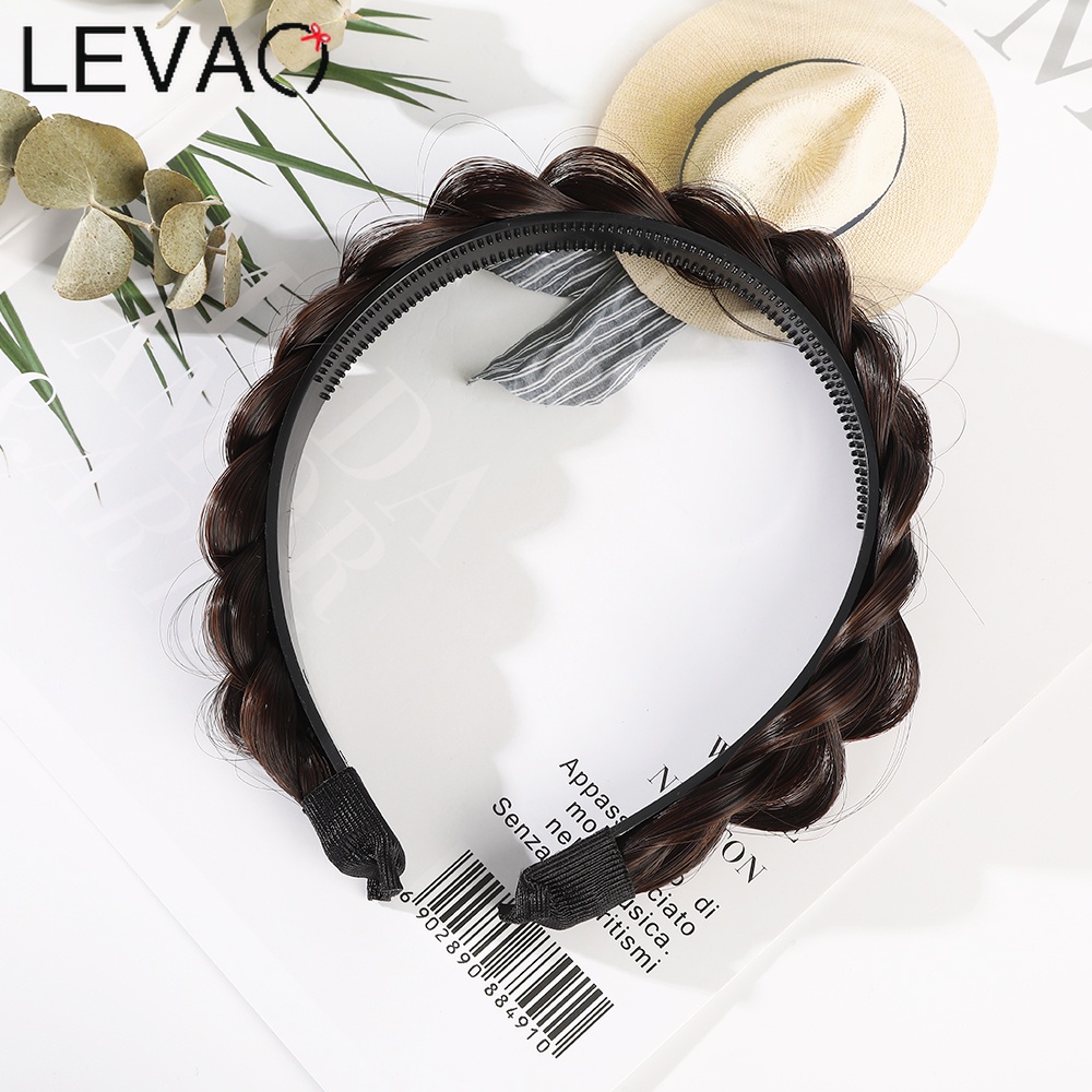 Băng Đô Cài Tóc Giả Thắt Bím Xương Cá Đơn Giản Sáng Tạo Phong Cách Hàn Quốc Cho Nữ