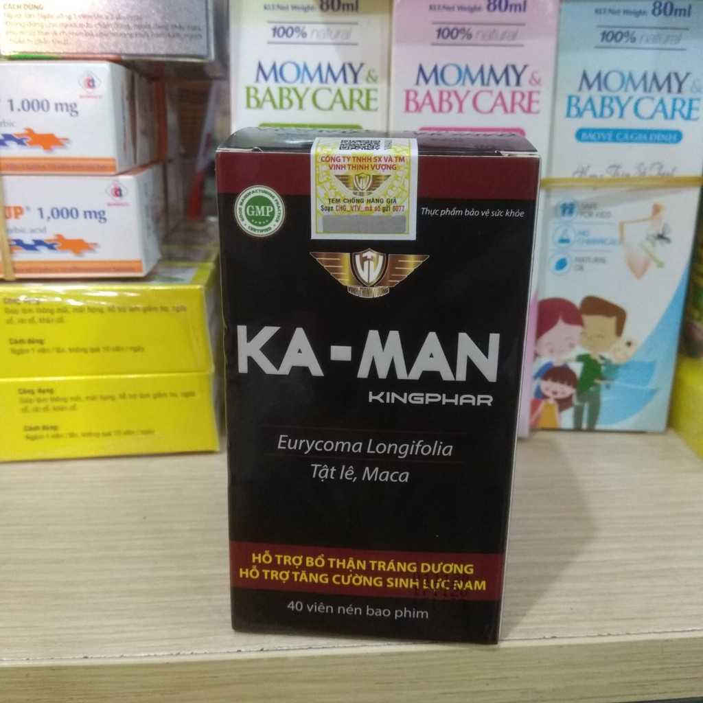 Thuoc tăng cường sinh lý  KA MAN Kingphar -Giúp  bổ thận , tráng dương,tăng cường sinh lý nam an toàn hiệu quả.