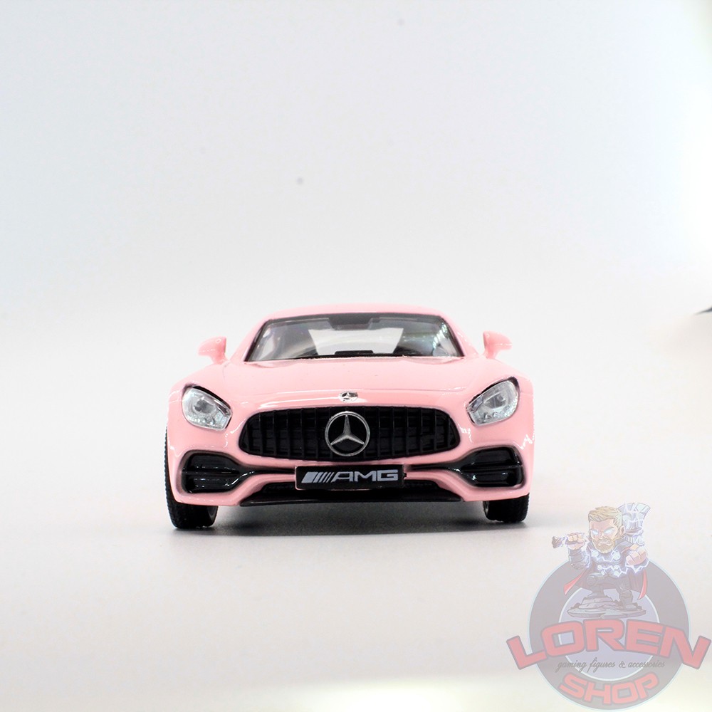 Mô hình ô tô kim loại Mercedes AMG GTS tỷ lệ 1:36, xe hơi thể thao chạy cót mở 2 cửa lorenshop