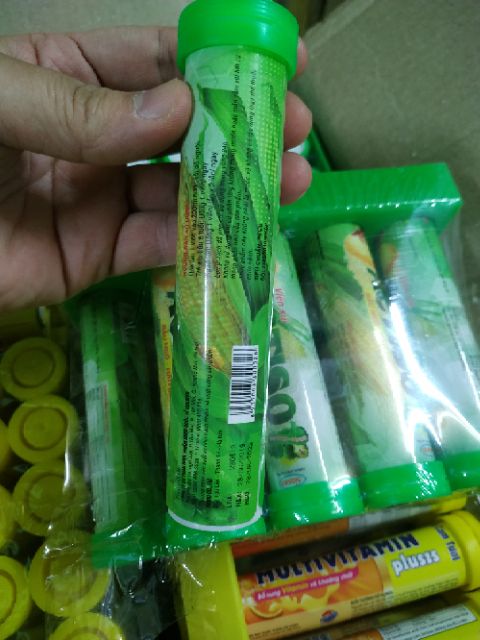 Viên sủi Actiso râu ngô rau má