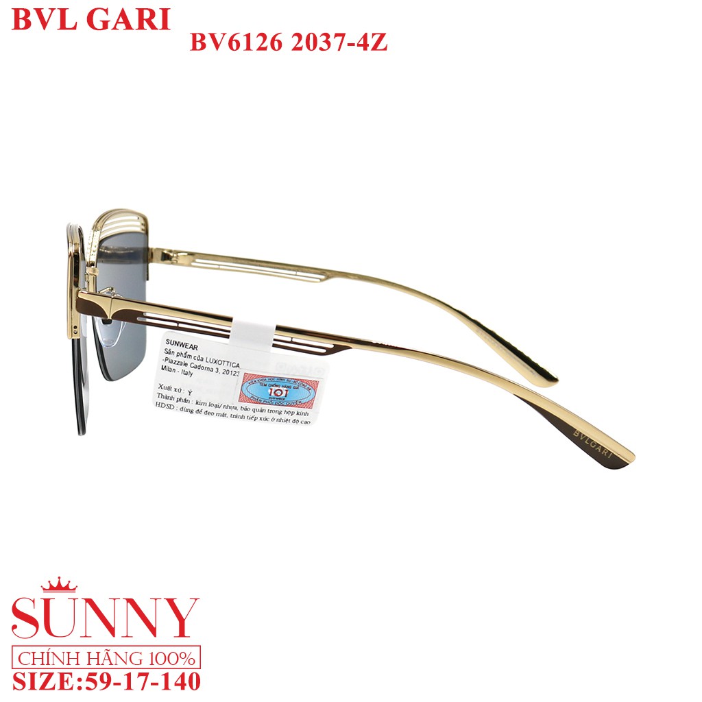 BV6126 - kính mát BVL Gari chính hãng, bảo hành toàn quốc