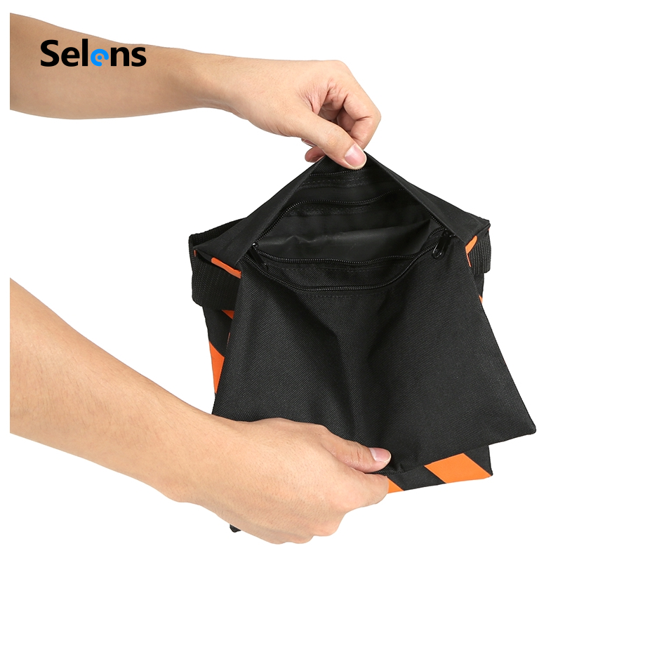 Túi Đựng Cát Selens Chặn Giá Đỡ 3 Chân Quay Video Thiết Kế 2 Ngăn Có Tay Cầm