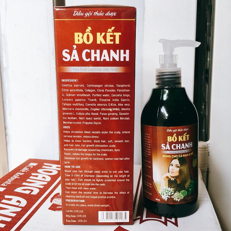 [ NGĂN RỤNG TÓC, MỌC TÓC, MẪU MỚI ] Dầu Gội Bồ Kết Sả Chanh Hoa Bưởi, Hạn sử dụng đến tháng 02-2024