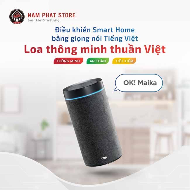 Loa thông minh OLLI MAIKA OL 1.1 Trợ lý ảo tiếng việt Maika