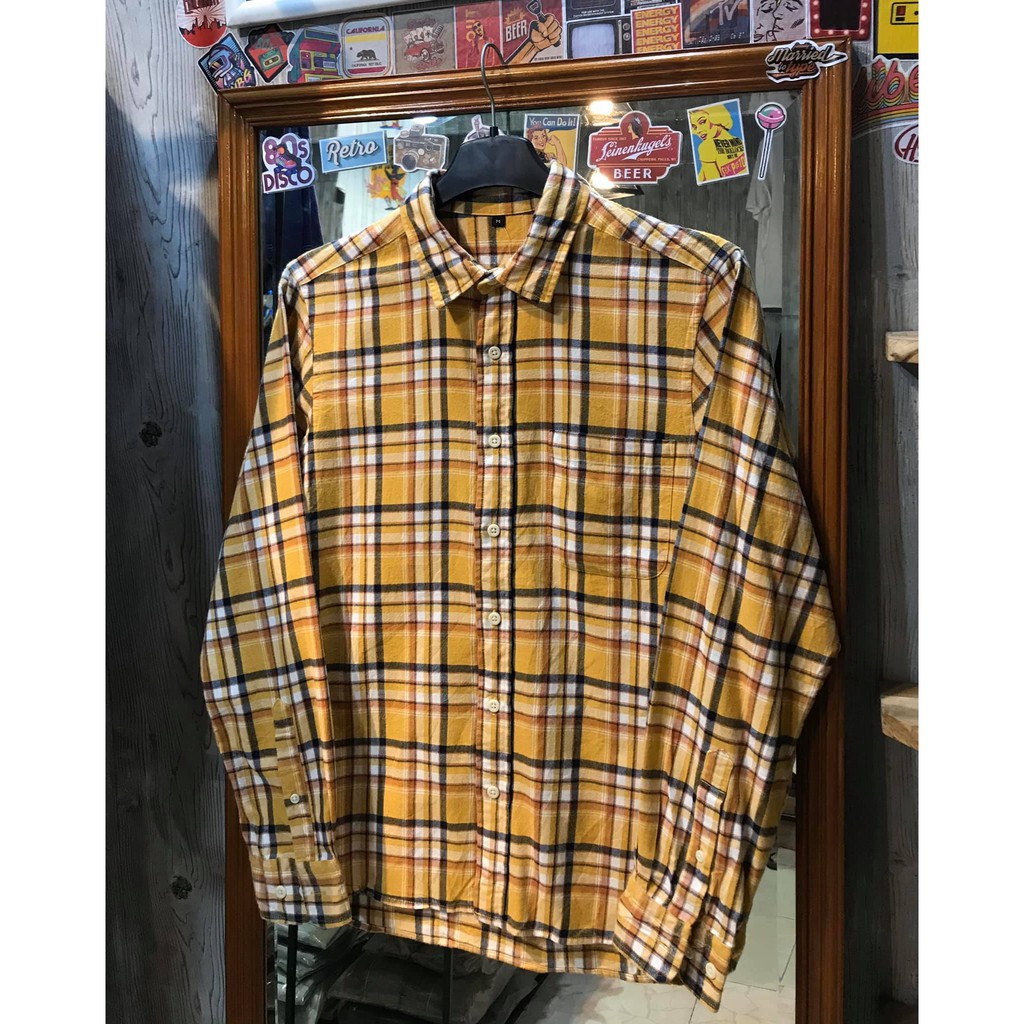 Sơ mi kẻ Flannel chính hãng 2hand tuyển chọn