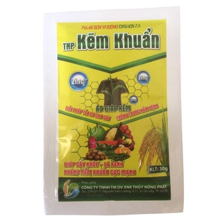 Phân bón lá KẼM KHUẨN cung cấp vi lượng giúp cây khỏe lá xanh kháng bệnh và nấm VTZN01 | Vạn Tín Store