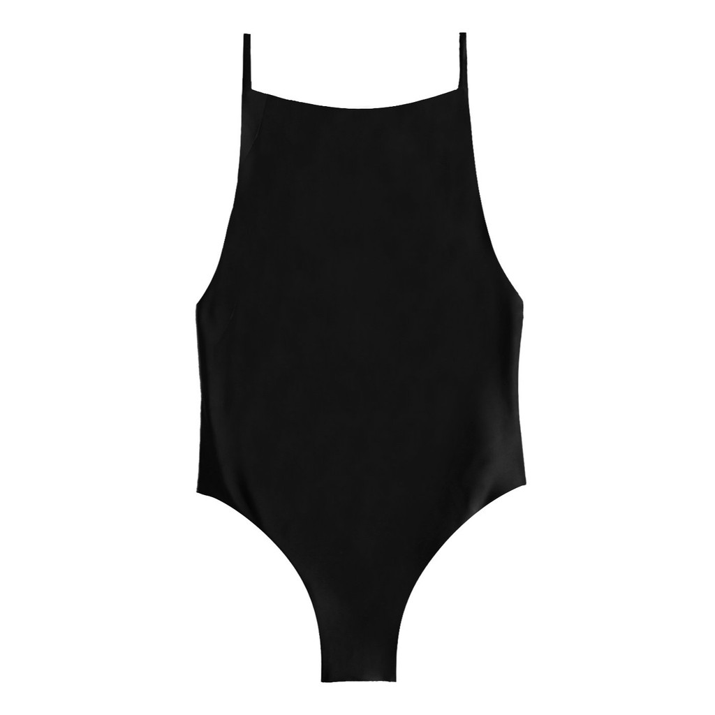 BOLD BIKINI Đồ bơi liền mảnh hai dây màu đen