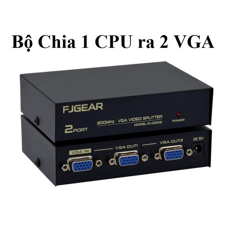 Bộ chia màn hình cổng VGA 1 ra 2 chất lượng