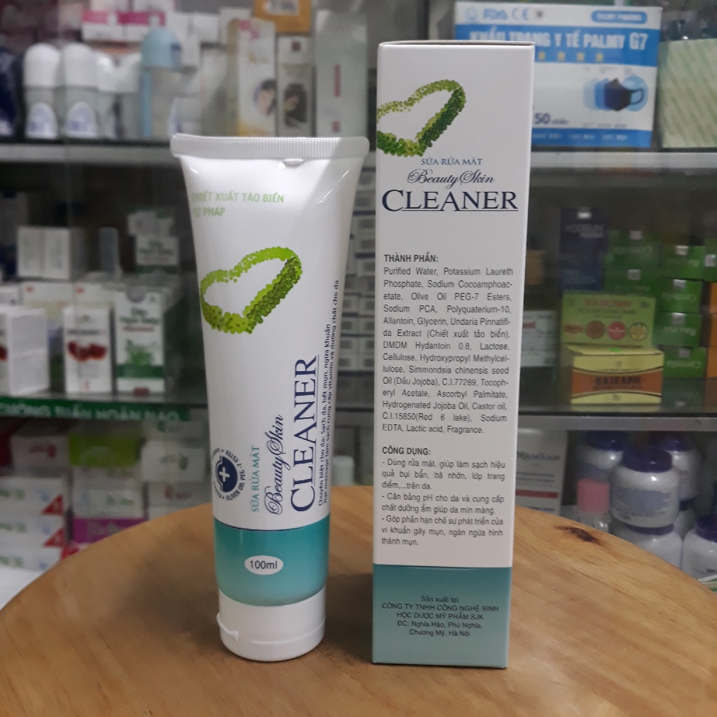 Sữa Rửa Mặt Tảo Pháp Beauty Skin Cleaner 100ml
