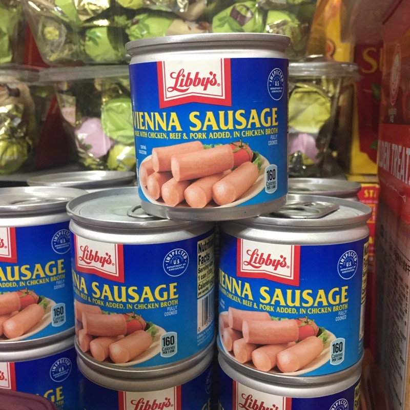 [Hàng Mỹ] xúc Xích đóng hộp Vienna Sausage