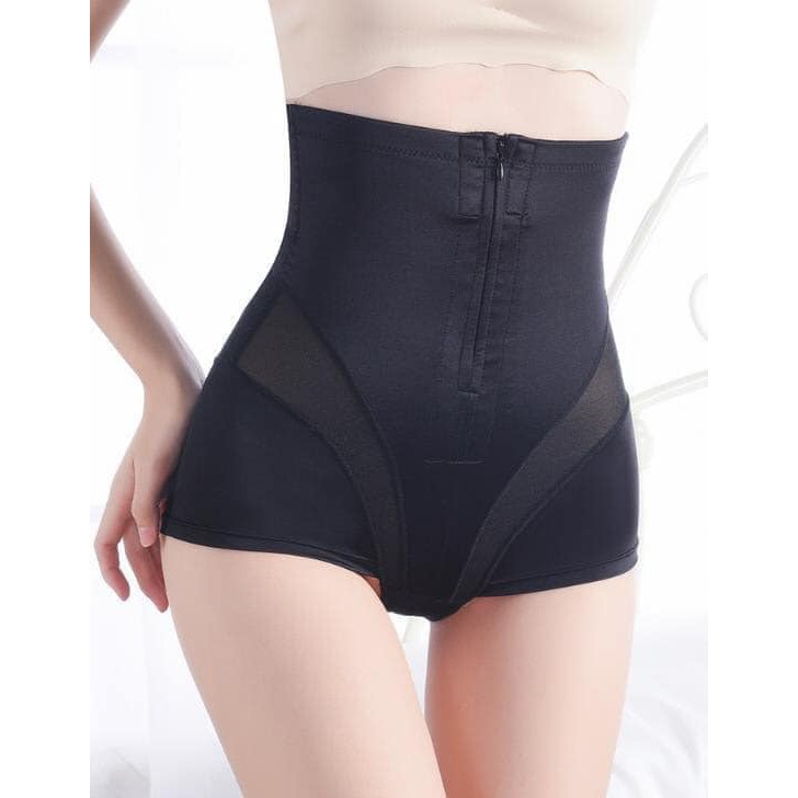 Quần lót gen nịt bụng lụa nữ kéo khóa chất liệu thun su mát pha lưới thoáng khí- Mới 2020 - Quan lot gen nit bung nu | BigBuy360 - bigbuy360.vn