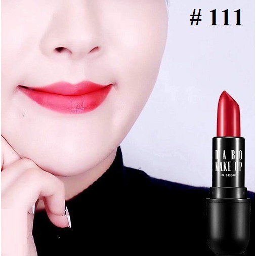 [ Hàng Chính Hãng] Son Lỳ Môi Lâu Trôi DABO MAKE UP REAL ROUGE MATTE SUN SHINE RED Hàn Quốc