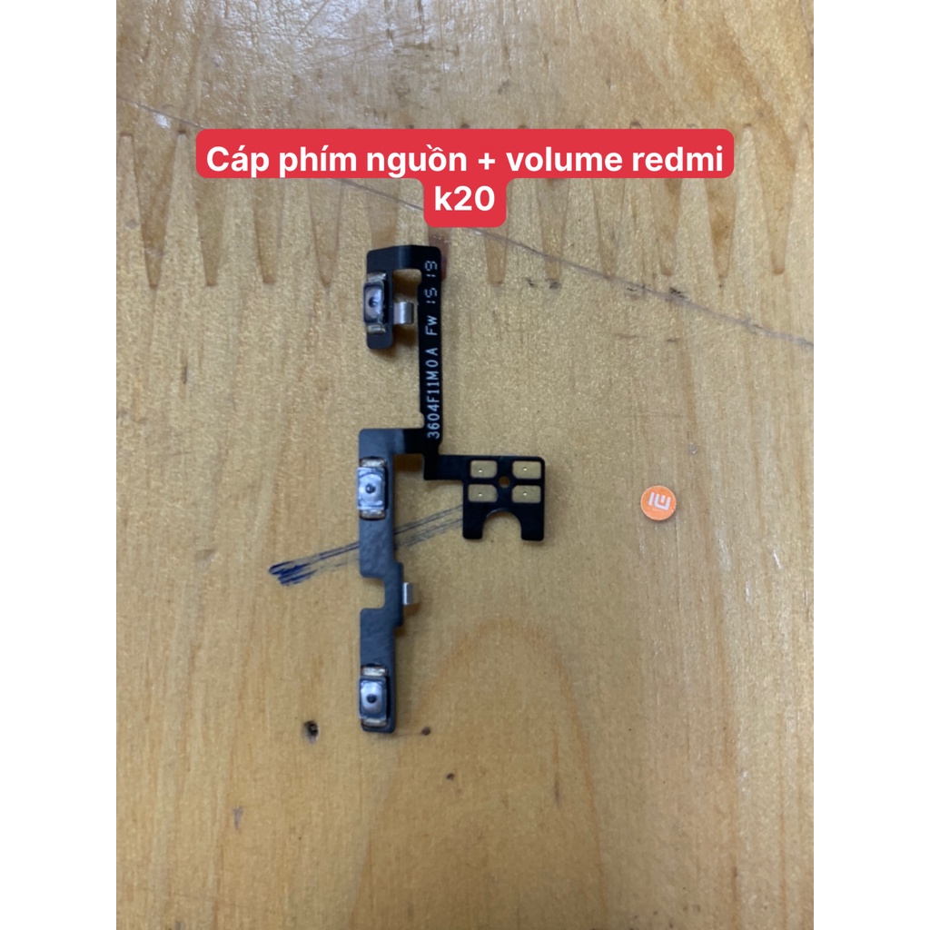 Motor Rung, Cáp Ăng Ten, Cáp phím nguồn + Volume Xiaomi Redmi K20