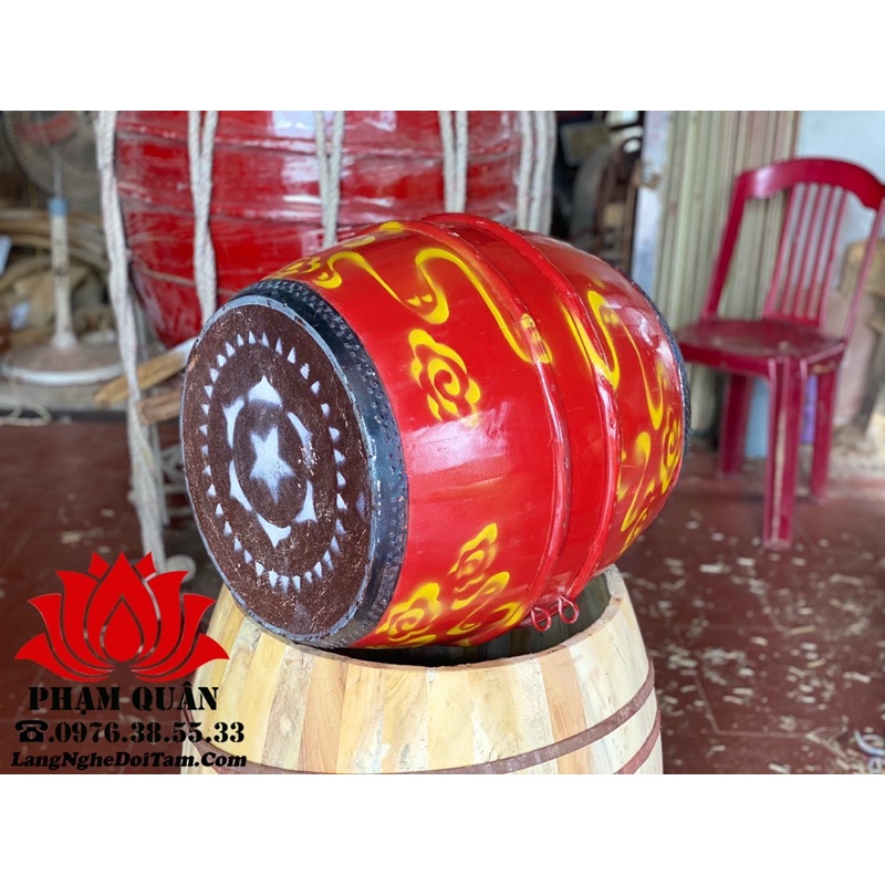 Trống hội, trống đình chùa ( Đk 35cm x cao 45cm)