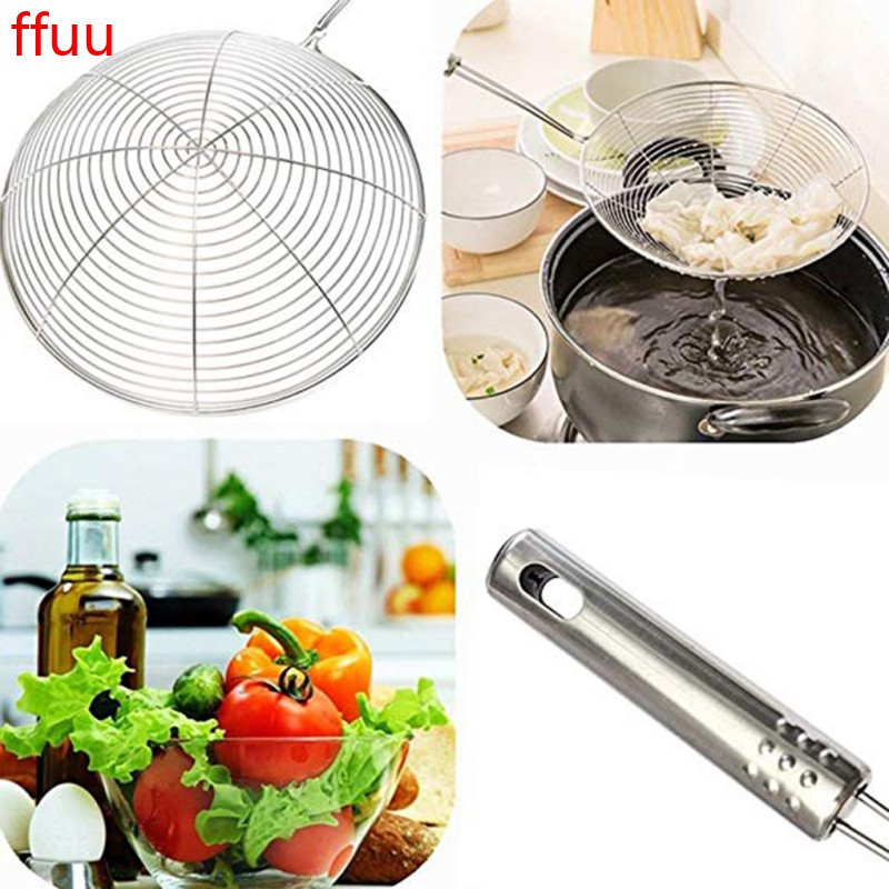 Muỗng rây lọc bằng thép không gỉ tiện dụng